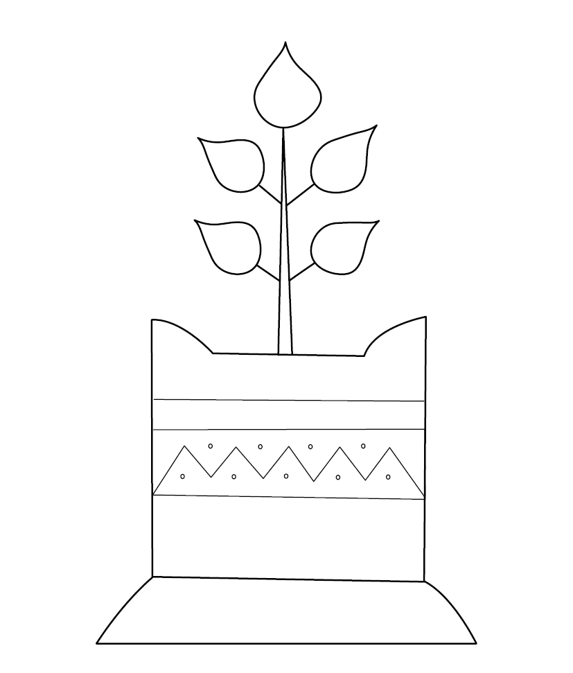 How to draw a flower pot for kids | Flower pot drawing | flowerpot | How to  draw a flower pot for kids | Flower pot drawing step by step  #flowerpotdrawing #easydrawflowerpot #